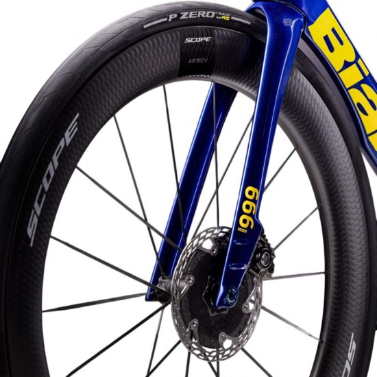 2025 Bianchi OLTRE RC Founder Edition - Blue Italia - Yellow Heritage