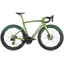 2025 Pinarello Dura Ace Di2 - SRM Crankset - Luxter Green 1k  Road Bike