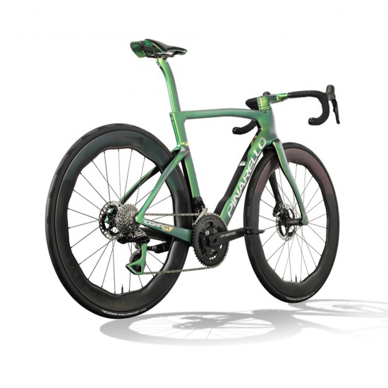 2025 Pinarello Dura Ace Di2 - SRM Crankset - Luxter Green 1k  Road Bike