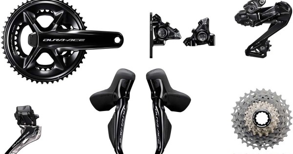 Shimano Dura-Ace Di2 R9250 2x12 40-54 Power Meter Groupset w