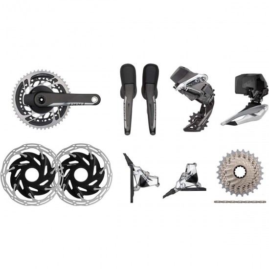 SRAM Red eTap AXS HRD FM 2x12 35-48 CL Disc Brake Power Meter Groupset