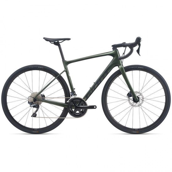 GIANT DEFY ADVANCED 1 MOSS GREEN ROAD BIKE 2021