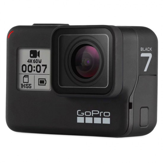 GOPRO HERO 7 BLACK ACTION CAMERA SD CARD AND BATTERY CHARGER BUNDLE